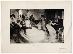 antique print from l'art francaise